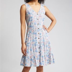 Caslon Floral Sleeveless Dress